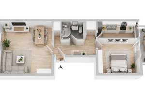 Ohne Käuferprovision: Helle 2-Zimmer-Wohnung mit Westbalkon in ruhiger Lage nahe der Bremer City! – Die vollständige Adresse der Immobilie erhältst du vom Anbieter., 28195 Bahnhofsvorstadt, Bremen – Vorschaubild 9