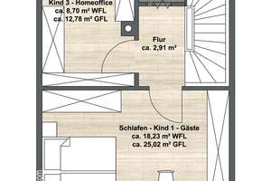 Sonniges Reihenhaus in absolut ruhiger Lage in Puchheim, 5 Zimmer+ Bad+ 2 WCs + Südbalkon+ Südgarten – 82178 Puchheim – Vorschaubild 35