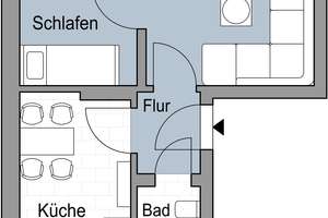 Frisch saniert und alles NEU – Pestalozzistr. 3, 6128 Gesundbrunnen, Halle (Saale) – Vorschaubild 1