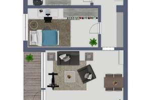 Sanierte  und  Leerstehende 3-Zimmer-Wohnung mit Loggia in Köln-Neubrück – 51109 Neubrück, Köln – Vorschaubild 15