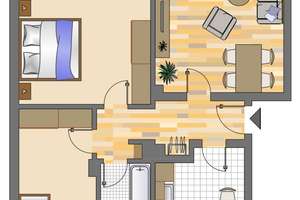 Demnächst frei! 3-Zimmer-Wohnung in Gelsenkirchen Hassel – Wiebringhausstraße 10, 45896 Hassel, Gelsenkirchen – Vorschaubild 3