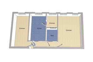 IMMOBERLIN.DE - Charmante 2-Zimmer-Wohnung im Gartenhaus nahe Hohenzollernplatz – Die vollständige Adresse der Immobilie erhältst du vom Anbieter., 10717 Wilmersdorf, Berlin – Vorschaubild 10