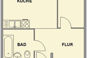 Kleine 2-Raum-Balkonwohnung im Chemnitzer Süden – Dr.-S.-Allende-Str. 52, 9119 Kappel, Chemnitz – Vorschaubild 3