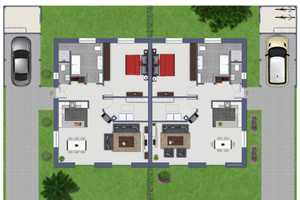 2 Wohneinheiten - Moderner KfW-70-Doppelhaus-Bungalow mit vielseitigen Nutzungsmöglichkeiten – Gütersloh (Kreis) – Vorschaubild 5