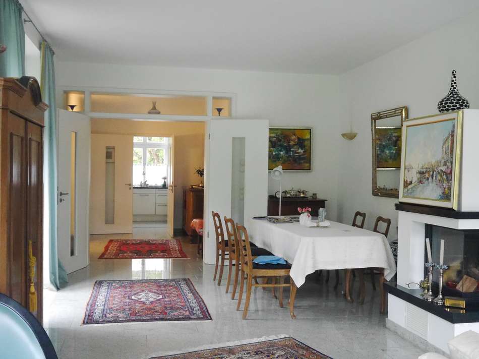 Esszimmer Kamin Flur Küche