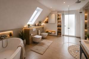 Modernisiertes Einfamilienhaus mit Garten, ausgebautem Dachgeschoss und beheizter Garage – Die vollständige Adresse der Immobilie erhältst du vom Anbieter., 81249 Aubing-Süd, München – Vorschaubild 5