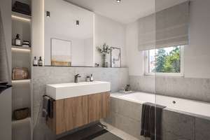 Effizienzhaus 55/KfW 55 - Stilvolles Dachterrassenhaus mit Süd-West-Ausrichtung in Ramersdorf (H5) – Görzer Straße 70, 81549 Balanstraße-West, München – Vorschaubild 7
