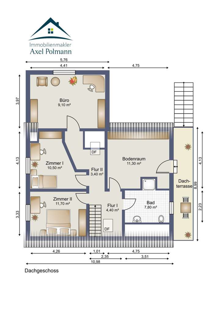 Grundriss Dachgeschoss