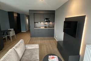 mio Suite Apartment: Vollmöbliertes 1-Zimmer-Apartment mit Designerküche, WLAN