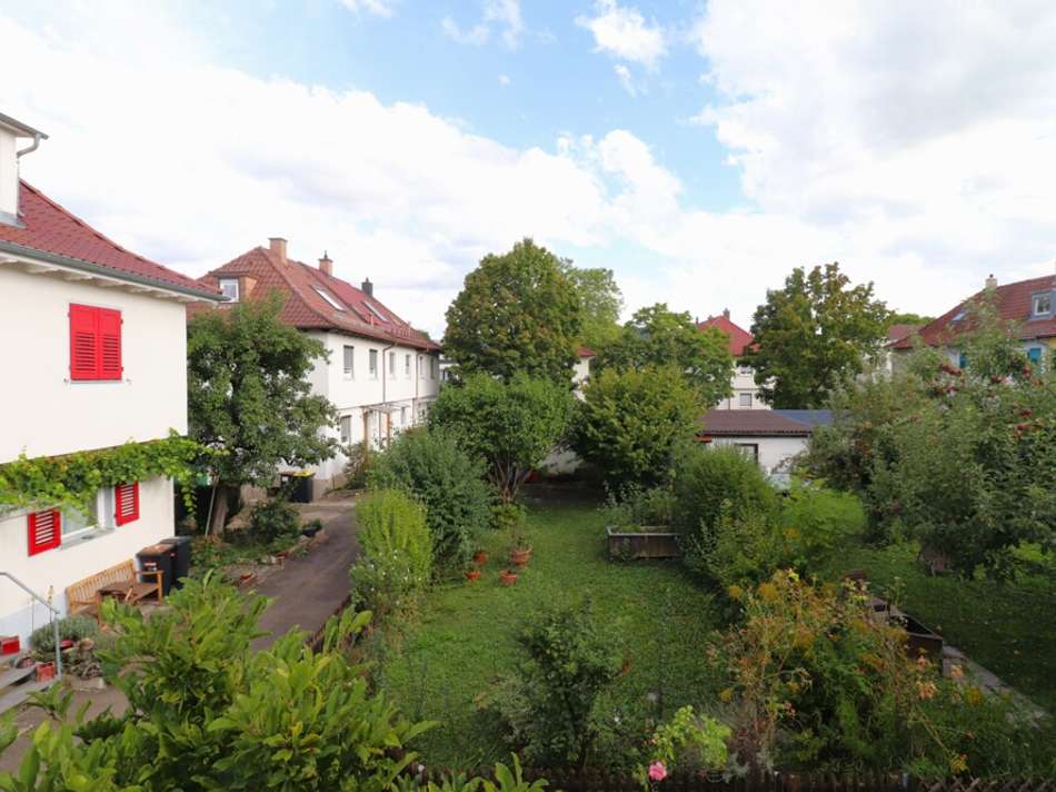 Blick auf den Garten