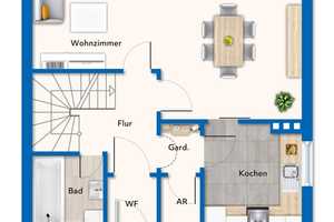 Doppelhaushälfte mit Garage – Hof (Kreis) – Vorschaubild 23