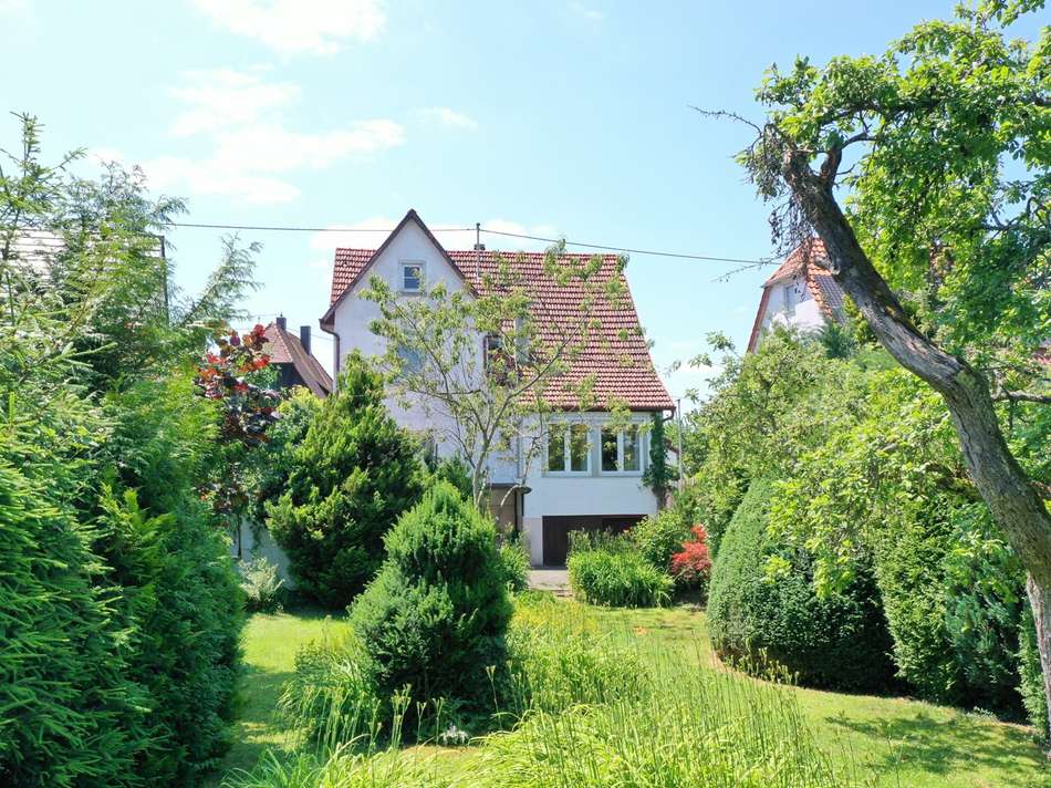 Drohnenfoto Haus Rückseite