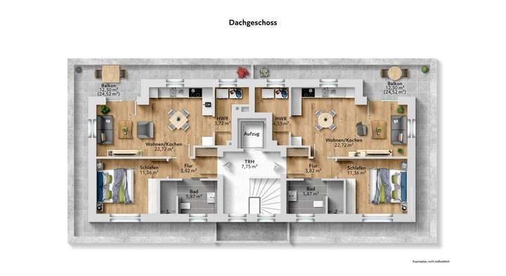 Grundriss Dachgeschoss
