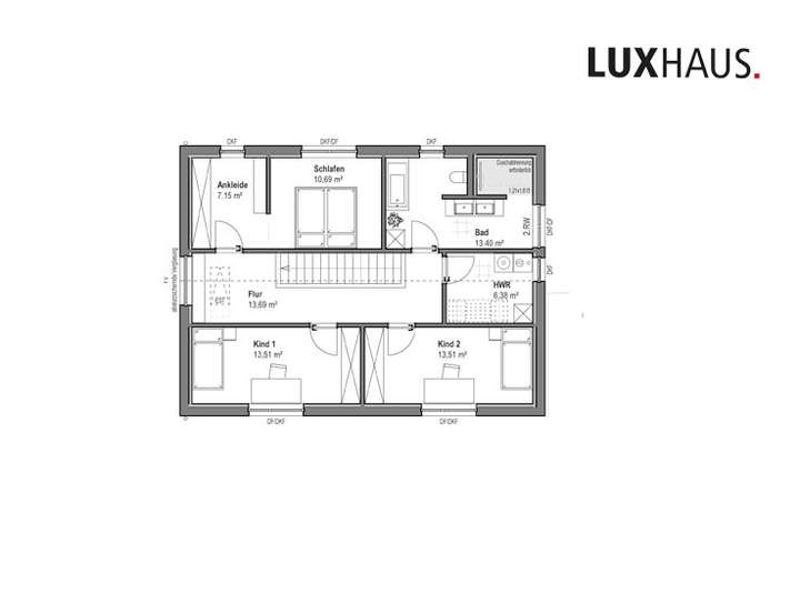 Grundriss Dachgeschoss