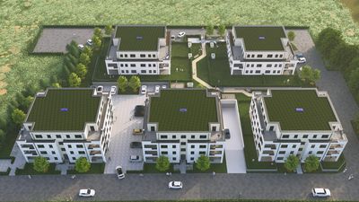 Erstbezug mit Blick in den Hallohpark