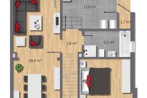 Tolle Lage für junge Familien - Renovierungsjuwel mit rd. 106 m², Garten und Garage in Hinsel   – Die vollständige Adresse der Immobilie erhältst du vom Anbieter., 45277 Überruhr-Hinsel, Essen – Vorschaubild 25