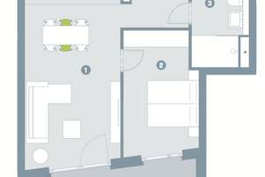 2-Zimmer-Wohnung in Düsseldorf-Stockum – Die vollständige Adresse der Immobilie erhältst du vom Anbieter., 40474 Stockum, Düsseldorf – Vorschaubild 9