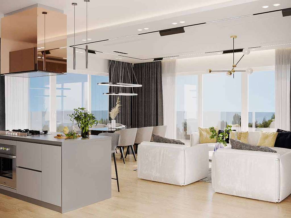 Moderne 2-Zi.-Wohnung mit Terrasse und Seeblick an der Neuen Hakeburg