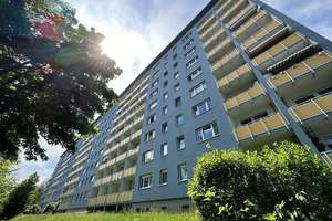 2-Raum-Wohnung mit Balkon mit Blick ins Grüne