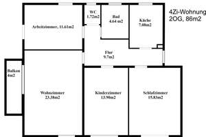 Ruhige 4Zi-Wohnung mit Balkon und Garage - Natur Aussicht – Die vollständige Adresse der Immobilie erhältst du vom Anbieter., 38685 Langelsheim – Vorschaubild 10
