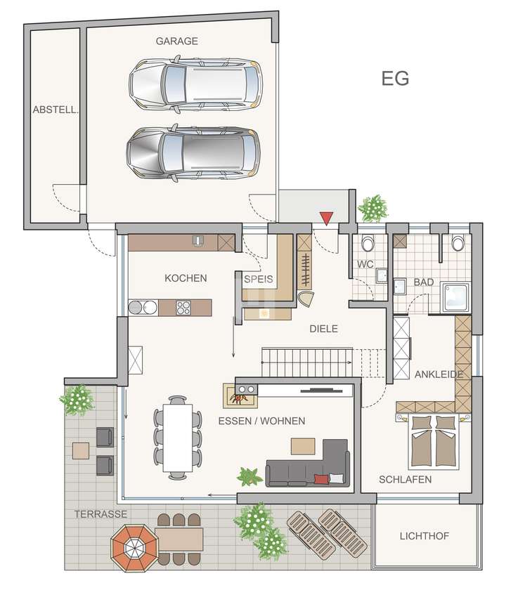 Grundriss Erdgeschoss