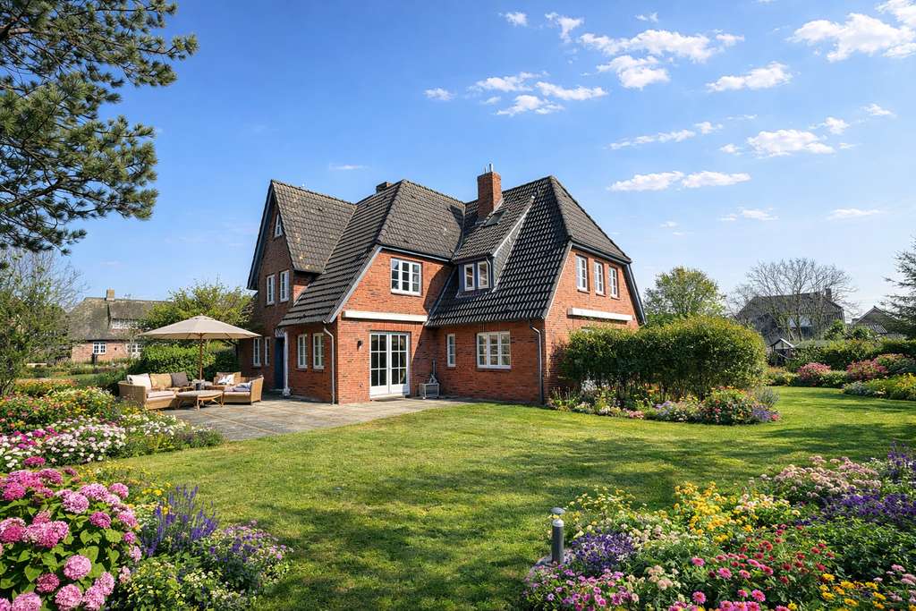 Immobilie in Utersum - Charmantes Ferienhaus-Ensemble  in begehrter und strandnaher Lage von Utersum - Bild 0