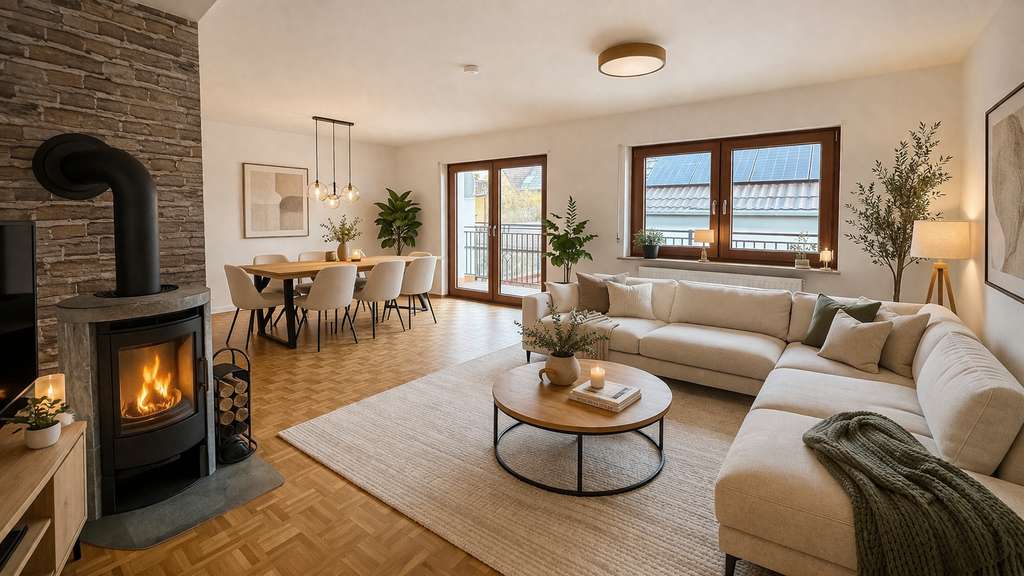 Immobilie in Althengstett - Großzügige Doppelhaushälfte mit ca. 131,77 m² Wohnfläche, Terrasse, Balkon & modernisiertem Zustand - Bild 0