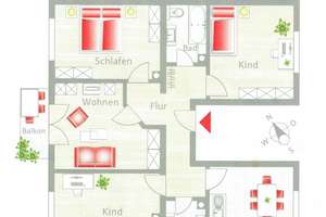 ** Ziegelstein-Living * 4-Zimmer-Wohnung zur MIETE * ca. 88 qm * inkl. Küche & Gartenmitbenutzung ** – Carl-Schurz-Straße 20, 90411 Ziegelstein, Nürnberg – Vorschaubild 30