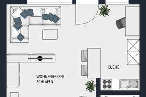 Leerstehende 1-Zimmer-Wohnung mit großem Balkon und TG-Stellplatz – Schachtelhalmweg 50, 70599 Plieningen (Ortsteil), Stuttgart – Vorschaubild 11