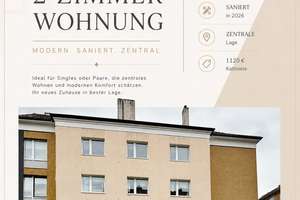 Modernisierte 2-Zimmer-Wohnung in Düsseldorf