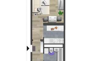 Mit Weitblick ins Erzgebirge gelegene 2-Raum-Wohnung – Marie-Tilch-Str. 22, 9123 Hutholz, Chemnitz – Vorschaubild 6