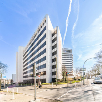 Moderne, klimatisierte Büros im RUHRTURM | hauseigene Kantine | Foyer vorhanden