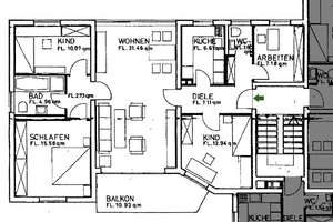 Provisionsfrei- renovierte 4,5-Zimmer-Wohnung mit Balkon in beliebter Lage – Die vollständige Adresse der Immobilie erhältst du vom Anbieter., 65189 Südost, Wiesbaden – Vorschaubild 7