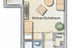 Vollmöbliertes und neu renoviertes Apartment in M.-Solln - sofort bezugsfertig! – München – Vorschaubild 8