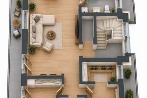 Penthouse mit ca. 155 m², 3 Balkonen & 2 Bädern in Verden – 27283 Verden (Aller) – Vorschaubild 7