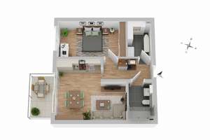 Reserviert: Neubau-Obergeschosswohnung am Westerberg
