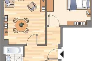 Demnächst frei! 2-Zimmer-Wohnung in Dortmund Lichtendorf – 44289 Sölde, Dortmund – Vorschaubild 5
