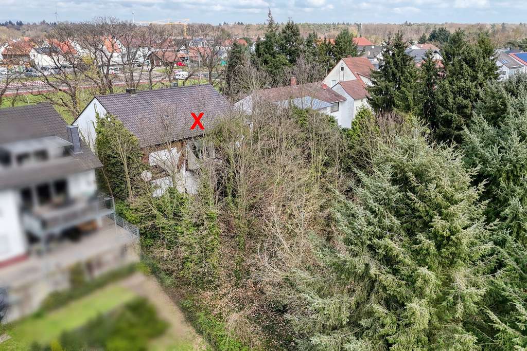 Immobilie in Jockgrim - Jockgrim: EFH zum Kernsanieren, großes Grundstück, herrlicher Ausblick! - Bild 2