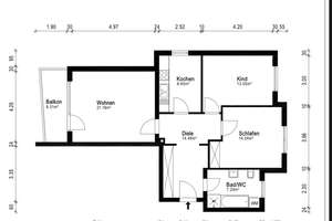 Sofort bezugsfertige 3-Zimmer Wohnung in Augsburg-Haunstetten - kernsaniert, Tiefgaragenstellplatz – Angerstraße 5, 86179 Haunstetten-Ost, Augsburg – Vorschaubild 10