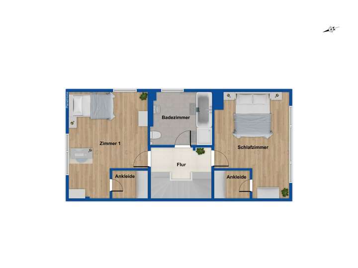 Grundriss Obergeschoss