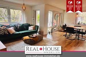 REAL HOUSE: Lichtdurchfluteter Wohntraum am Rhein | 3 Zimmer mit verglaster Loggia & Stellplatz