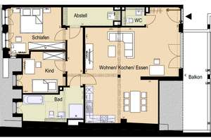 Lichtdurchflutetes Wohngefühl mit Balkon und neuer Einbauküche – modernes Zuhause zum Wohlfühlen – Burgergäßchen 4, 86150 Jakobervorstadt-Nord, Augsburg – Vorschaubild 4