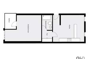 *** 2 Zi. Wohnung mit EBK + Balkon + vieles mehr *** – Tiefenbachstraße 14, 70329 Rohracker, Stuttgart – Vorschaubild 9