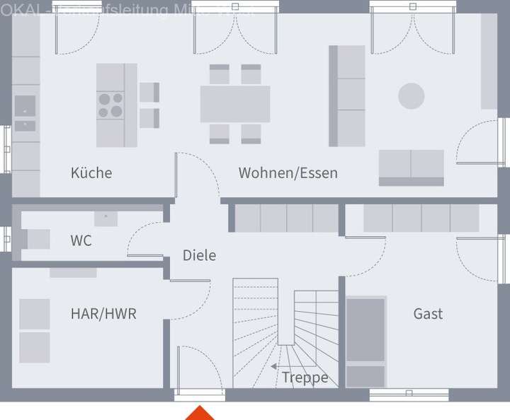 Stadtvilla 9 Erdgeschoss