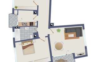 Helle 3-Zimmer-Wohnung mit zwei Balkonen und grünem Ausblick – ideal für Paare & kleine Familien – Die vollständige Adresse der Immobilie erhältst du vom Anbieter., 70192 Lenzhalde, Stuttgart – Vorschaubild 18
