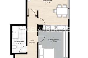 Elegantes, saniertes Zwei-Zimmer-City-Apartment – stilvoller Rückzugsort im Herzen der Innenstadt – Die vollständige Adresse der Immobilie erhältst du vom Anbieter., 60313 Innenstadt, Frankfurt am Main – Vorschaubild 11