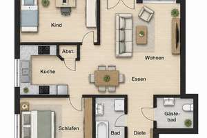 Charmante 3-ZKB-WHG mit Balkon in attraktiver Lage von Koblenz