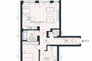Modernes Stadtwohnen in Ehrenfeld: 3 Zimmer, großer Balkon, Aufzug und Tiefgarage – 50823 Ehrenfeld (Ortsteil), Köln – Vorschaubild 28