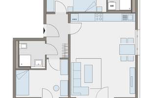 NEUBAU: Lichtdurchflutete 3-Zimmer-Wohnung mit Garten in Perlach – Holzwiesenstraße 31, 81737 Altperlach, München – Vorschaubild 5