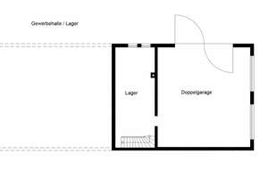 Zentrales Stadthaus mit einzigartigem Grundstück und Gewerbehalle – Die vollständige Adresse der Immobilie erhältst du vom Anbieter., 88356 Ostrach – Vorschaubild 35